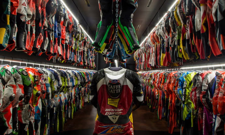 20 years of Rossi’s leathers at new Dainese museum 
